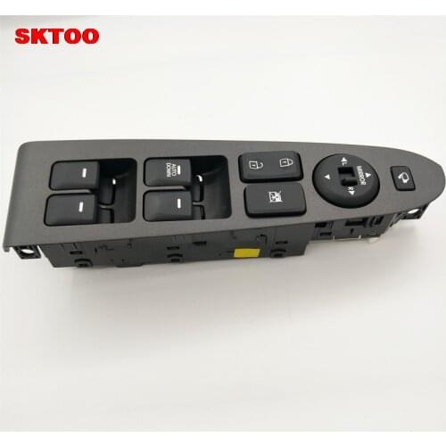 SKTOO For Kia sportage R window lifter switch assembly with the mirror fold the left front door glass levelers switch with high