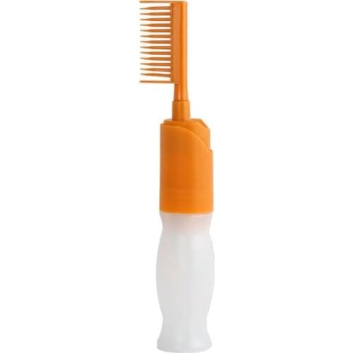Professional Hair Colouring Comb Empty Dye Bottle with Applicator Brush Dispensing Salon Hair Coloring Styling Tool