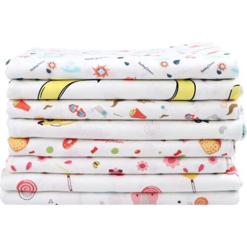 100*185cm Cotton Sewing Fabric By Meter DIY Childrens Wear Cloth Make Bedding Quilt Fabric for Girl Dress