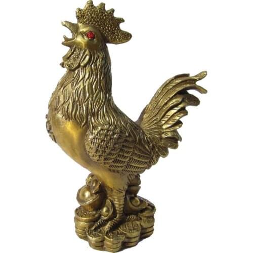 Your light "Yi Ding copper ornaments copper gold copper money Chicken Chicken Rooster will disadvantage love marriage