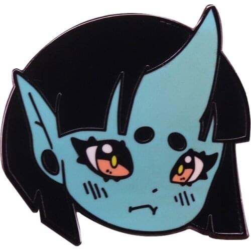 Mugi the oni yokai Hard enamel pin from Japan anime