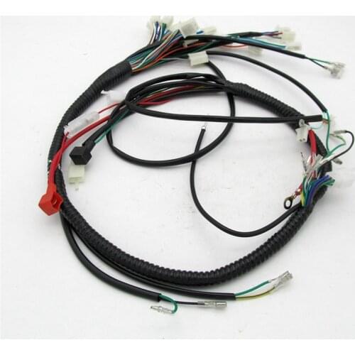 New Motorcycle Wiring Harness Loom for 150cc 250CC Big dinosaur Big bull PIT Quad Dirt Bike ATV