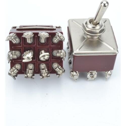 1PCS E-TEN 403 12pin ON-OFF-ON 12mm toggle switch rocker switch toggles