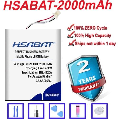 Top Brand 2000mAh 58-000083 MC-265360-03 Battery for Amazon Kindle 7 7th CS-ABD063SL Kindle 8 8th WP63GW kindle 499 - in stock