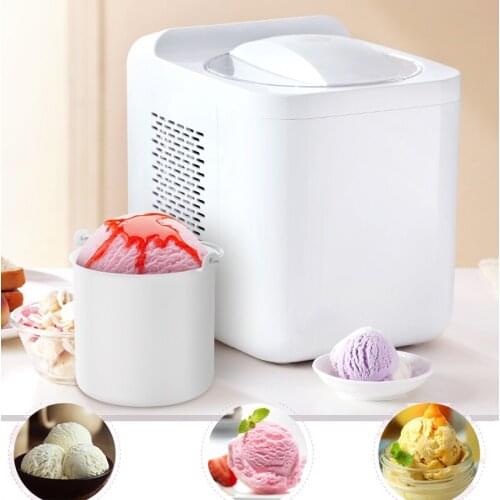 Automatic ice maker home Ice Cream Machine Refrigerated cone Frozen dessert Electric small food processor sweets Mini Soft 220V