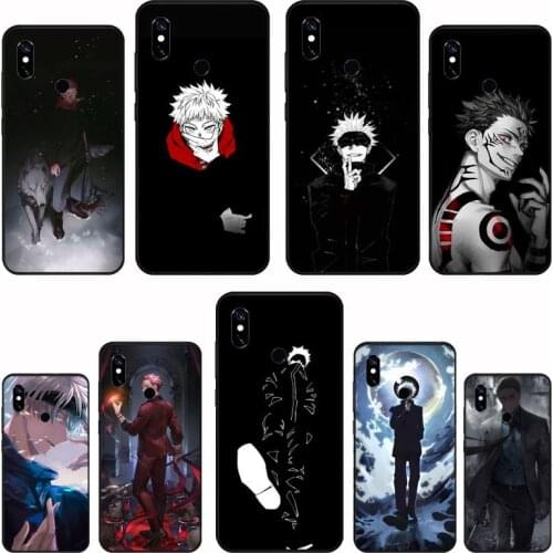 Jujutsu Kaisen Satoru Gojo anime Phone Case For Xiaomi Redmi 4x 5 plus 6A 7 7A 8 mi8 8lite 9 note 4 5 7 8 pro