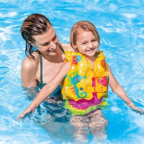 Summer Kids Safety Swimming Buoyancy Vest Baby Beach Float Aid Life Jacket for Swimming Activity Water Play Fun for Baby Kids