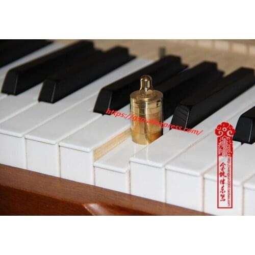 Piano tuning maintenance tool, white key weight gauge (copper/weight 70g) white key weight gauge