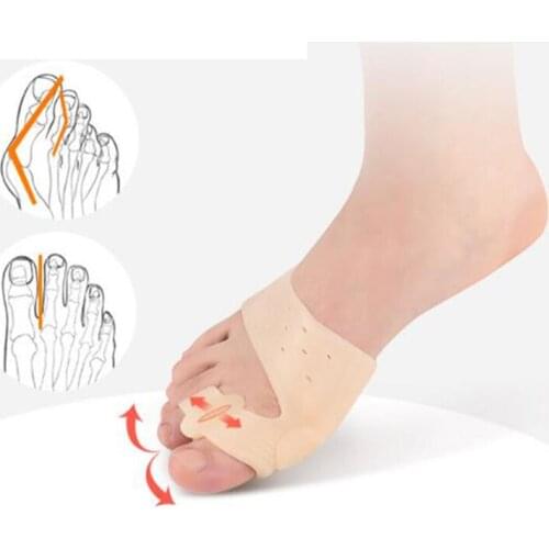 Hallux Valgus Bunion Corrector Big Toe Splint Separator Orthotic Feet Bone Thumb Adjuster Correction Pedicure Sock Straightener