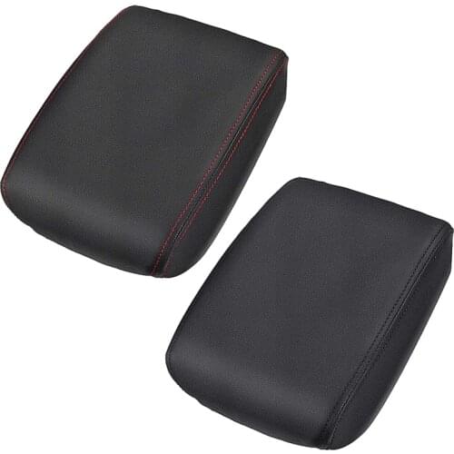 Car Leather Center Console Seat Box Pad Armrest Cover Protective Cover for Tiguan MK2 2016 2017 2018