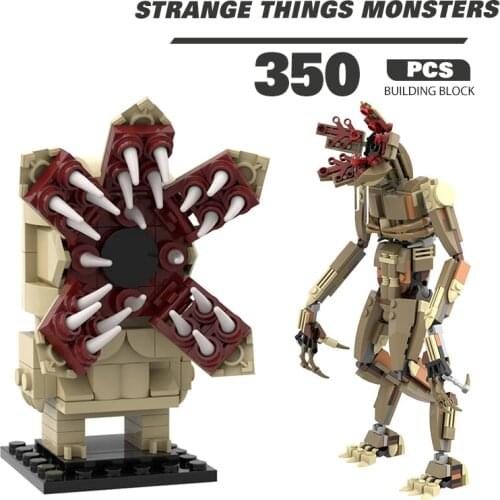 Moc TV Movie Figures MOC-35522 Stranger Things Demogorgon MOC Brickheadz Educational Toys Building Blocks Childrens Toys Gifts