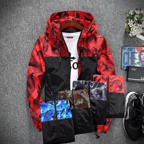 Mens Casual Slim Hip Hop Hoody Jackets Outwear Plus Size M-5XL Men/women Spring Unisex Camouflage Hoodies Coats