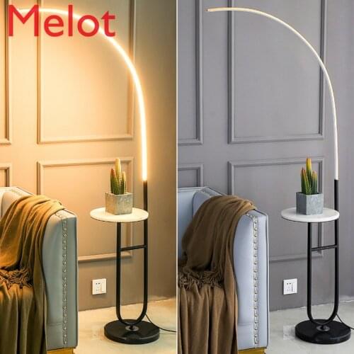 High-End Floor Lamp Living Room Simple Modern LED Bedside Lamp Creative Personalized Bedroom Study Night Fish Luring Lamp