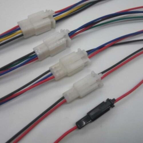All new 2.8 MM connector kit with wire male and female socket plug for motor vehicles