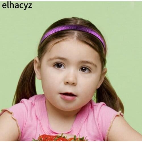 1PC New Cute Shiny Glitter Candy Colors Hairband Chic Headband Women Fashion Headwear Girls Lovely Gift Party Hair Accessories