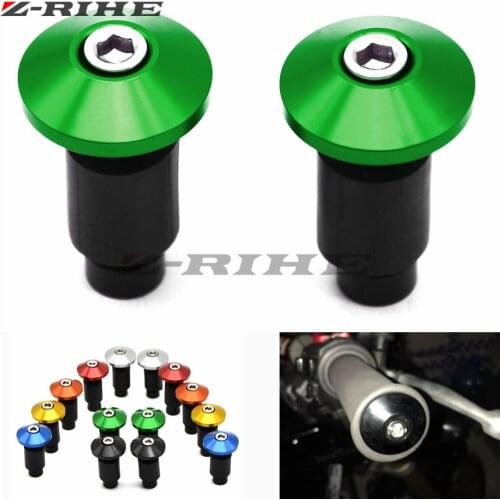 Universal 7/8" 22mm CNCMotorcycle Hand Bar Ends Handlebar Grips Ends For YAMAHA TMAX/T-MAX500 530 MT07 MT09 R3 R6 R25 R1