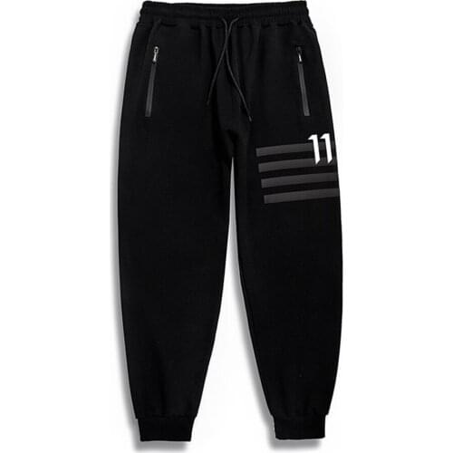 Spring Men Jogger Streetwear Casual Harem Pant Oversize Sweatpants Elastic Waist Black Bar Zipper Pocket Trousers Plus Size 7XL