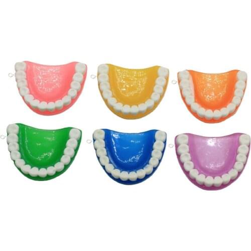 Yamily 6Pcs/Resin Teeth Charm DIY Making Pendant Jewelry For Keychain Earrings Necklace