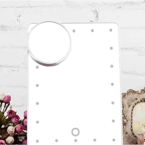 5X Magnification Sucker Makeup Mirror Cosmetic Magnifying Vanity Mirrors Adjustable Face Mirror for Tabletop Bathroom Travel