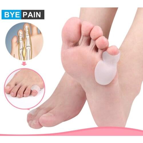 1Pair Soft Gel Toe Bunion Corrector Pads for Hallux Valgus Toe Cushion Guard Bunionette Protector Pain Relief