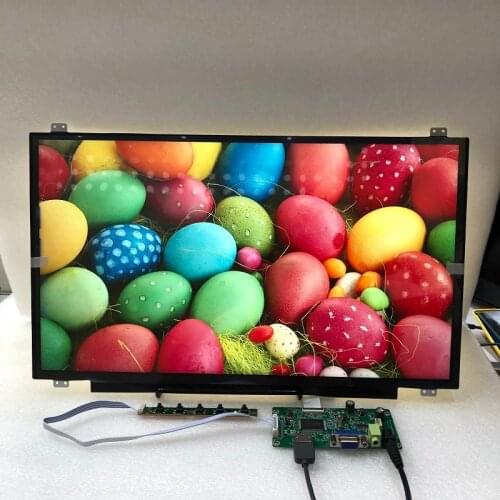 17.3-inch touch display module equipped with HDMI VGA 10-point capacitive touch linux WIN7 and Android system plug and play