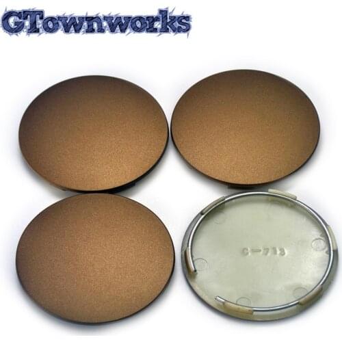 4pcs 65mm Car Wheel Center Hub Cap Perfectly For Rays Volk Racing TE37 17"&18" RE30 CE28n 18"Decoration Accessories A Flat Type