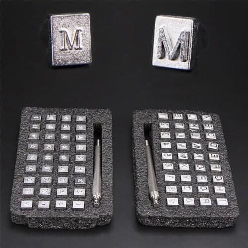 Alphabet Numbers Leather Stamping Punch Letter Number Stamper Set For Leathercraft Plastic Leather Tool DIY Leather Punching