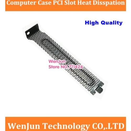Free shipping Computer Case PCI slot Heat dissipation dust-proof ventilation baffle PCI Slot Cover with screw 10pcs-lot