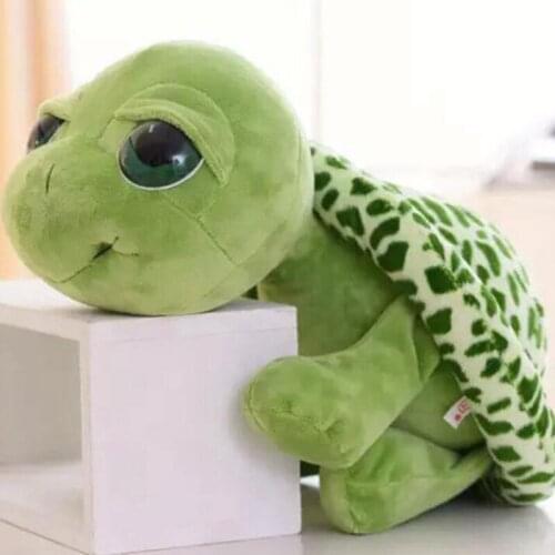 Kids Plush Toys 2021 Big Eyes Tortoise Kids Lovely Soft Small Sea Turtles Toy For Infant Baby Juguetes Kids Gift