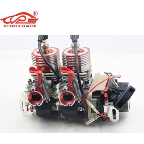 52cc or 58cc twin-cylinder gas Engine for rc boat toy parts