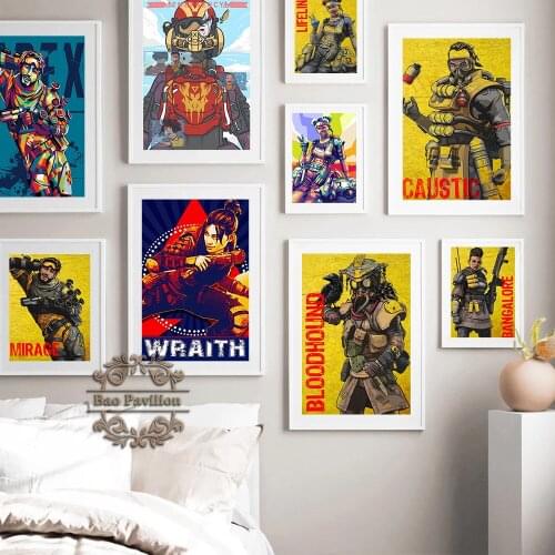 Apex Legends Video Game Art Prints Poster Character Abstract Illustration Wall Picture Kids Room Canvas Painting Home Decor Gift