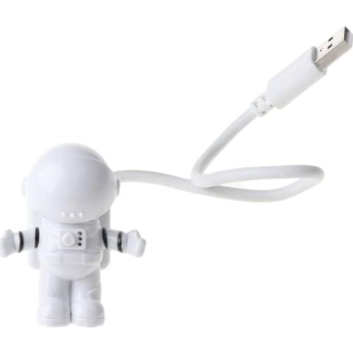 Creative Spaceman Astronaut LED Flexible USB Light Night Light for Kids Toy Laptop PC Notebook