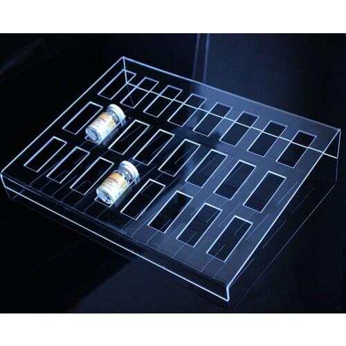 Desktop Acrylic Contact Lenses Holders Eyeglasses Jewelry Display Shelf