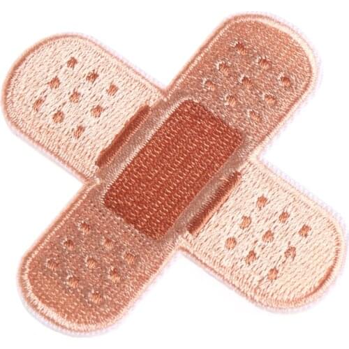 New Bandage Embroidery Patch for Clothes Iron on Sticker Biker Patch Sewing Applique