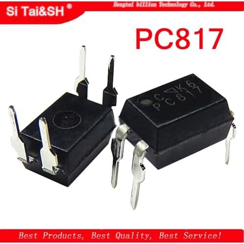 10pcs PC817 EL817 817 817C FL817C PS817C DIP4 Optocoupler