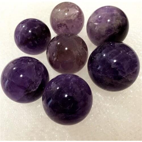 Wholesale prices50-60mm globe Natural amethyst quartz ball reiki healing crystals sphere for home decoration