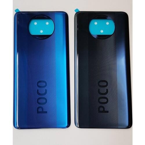 X3 NFC M2007J20C Original Rear Case Housing Replacement Battery Cove For Xiaomi Poco X3 Battery Door Back Cover With Adhesive