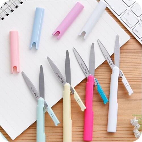 Portable Folding Craft Scissor Mini Pen-type Scissor Multifunctional Household Manual Paper Scissors