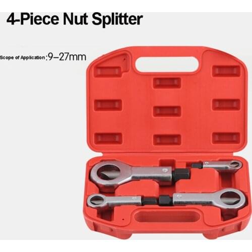 Damaged Nut Splitter Remover Rusty Nut Splitter Spanner Remove Cutter Tool Steel Wrench Hex 9-27mm