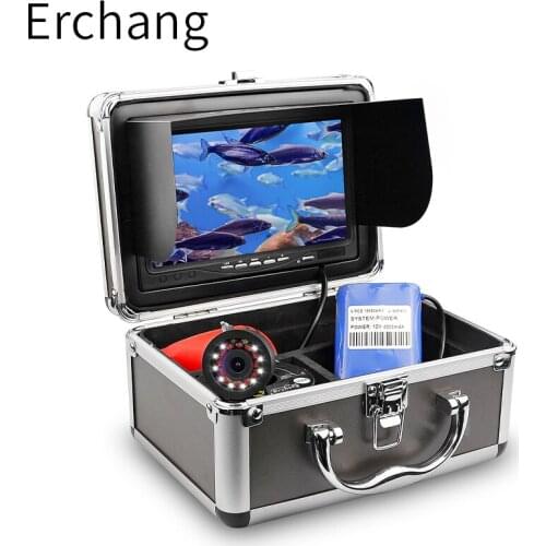Fish Finder Underwater Fishing Camera HD 1280*720 Screen IR Infrared Bright White LED Camera For Fishing Recording Function