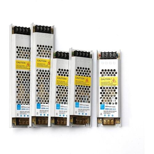 220V to 24v 1.5a2a3a4a5a10a16.5a25a ultra thin light box long LED power supply