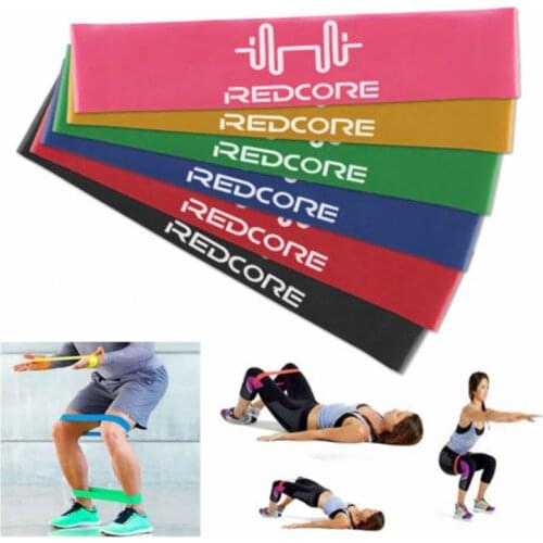 XC Full Set 4/6 Resistance Bands 50cm Elastic Exercise Workout Yoga Latex Loop Band Rubber Bands Yoga Pilates Fitness Equipment
