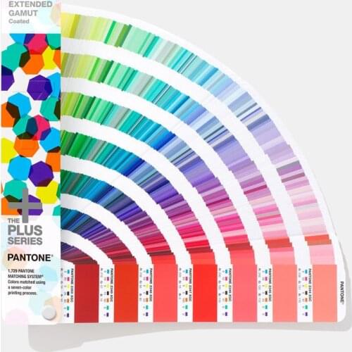 1729colors Pantone Extended Gamut Coated Gauge Guide GG7000 International Standard CMYKOGV Printed Color Card Graphic Design