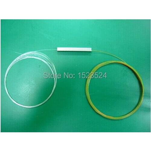 Free Shipping 10pcs/lot 1x2 Bare FTTH SM Fiber Optic PLC Splitter