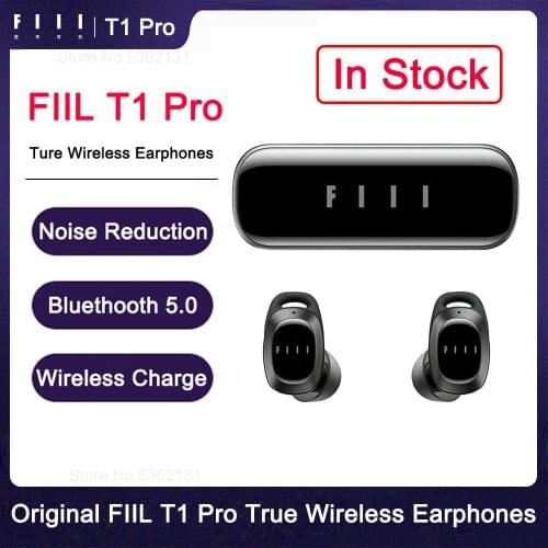 FIIl T1 Pro Automatic Noise Reduction True Wireless Earbuds TWS Bluetooth-compatible 5.2 Earphones With Mic For Xiaomi iPhone