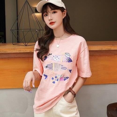 Bethquenoy Women's Loose T-Shirts