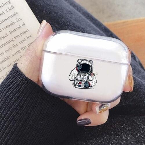 Apollo Lunar Mission Astronaut Cover For AirPods Pro 3 Air Pods Case Earphone Accessories TPU Protector Airpods3 Case