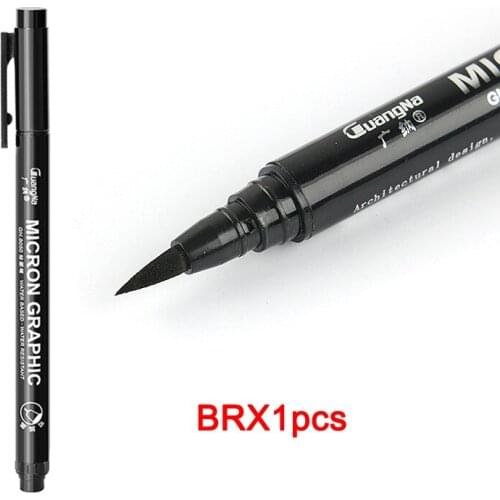 Black Fine Tip Sketch Pen Drawing Line Comic Anime Art Waterproof Painting Pen UY8
