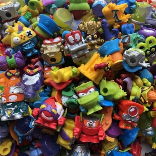 Random Send 10/20/30/50pcs Superzings Season 1 2 3 4 Rubber Cartoon Action Figures Toys Model Figures For Kids BirthdayGift