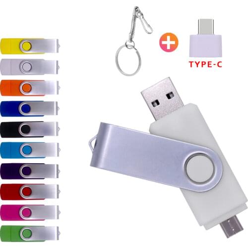 USB 2.0 Flash Drive Smart Phone OTG 4GB 8GB 16GB 32GB 64GB Pendrive 3 In 1 Usb Memory Stick Flash Drive (Over 10pcs Free Logo)